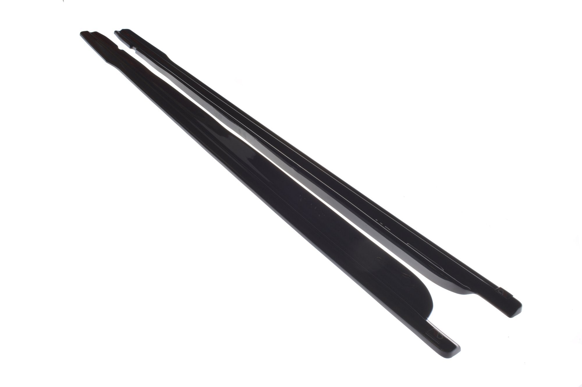 Maxton Design Street+ Seitenschweller Leisten passend für Skoda Superb Liftback / Combi Mk3 Facelift schwarz Hochglanz