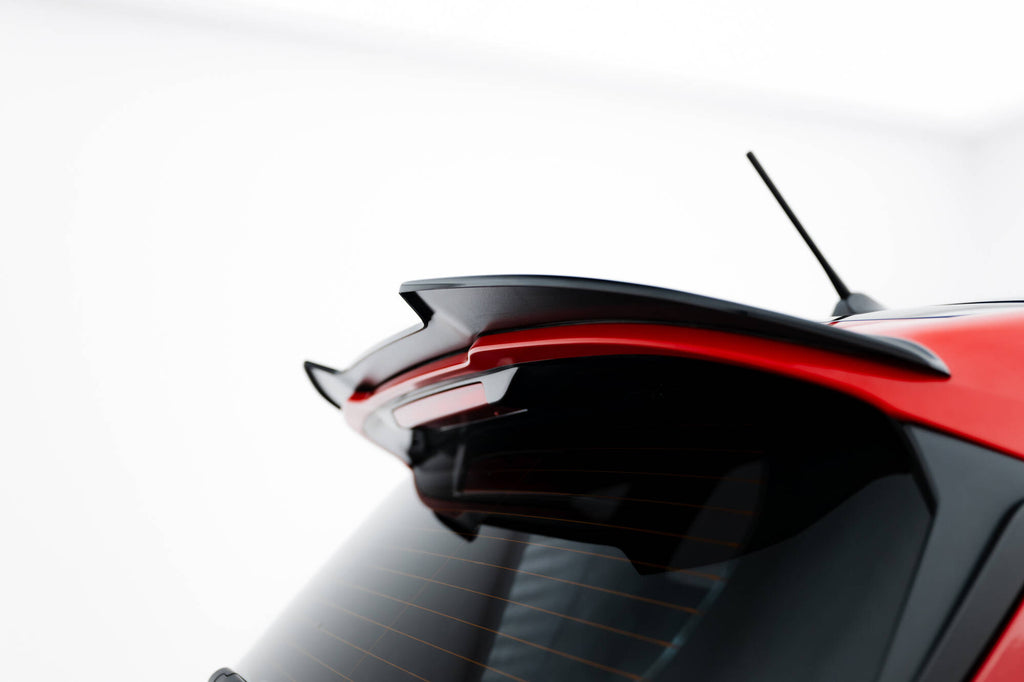 Maxton Design Spoiler CAP V.1 passend für Ford Fiesta Mk8 ST / ST-Line schwarz Hochglanz