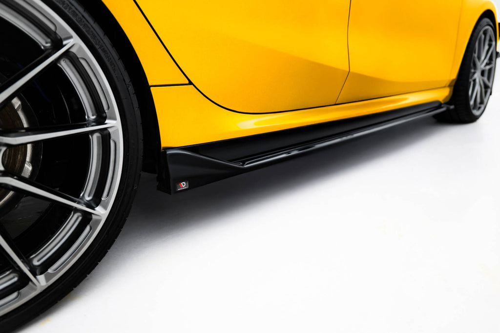 Maxton Design Street+ Seitenschweller Leisten passend für BMW 2 / M235i Gran Coupe M-Paket F74 schwarz Hochglanz