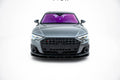 Maxton Design Street+ Spoilerlippe Front Ansatz V.1 passend für Audi S8 / A8 S-Line D5 Facelift schwarz Hochglanz