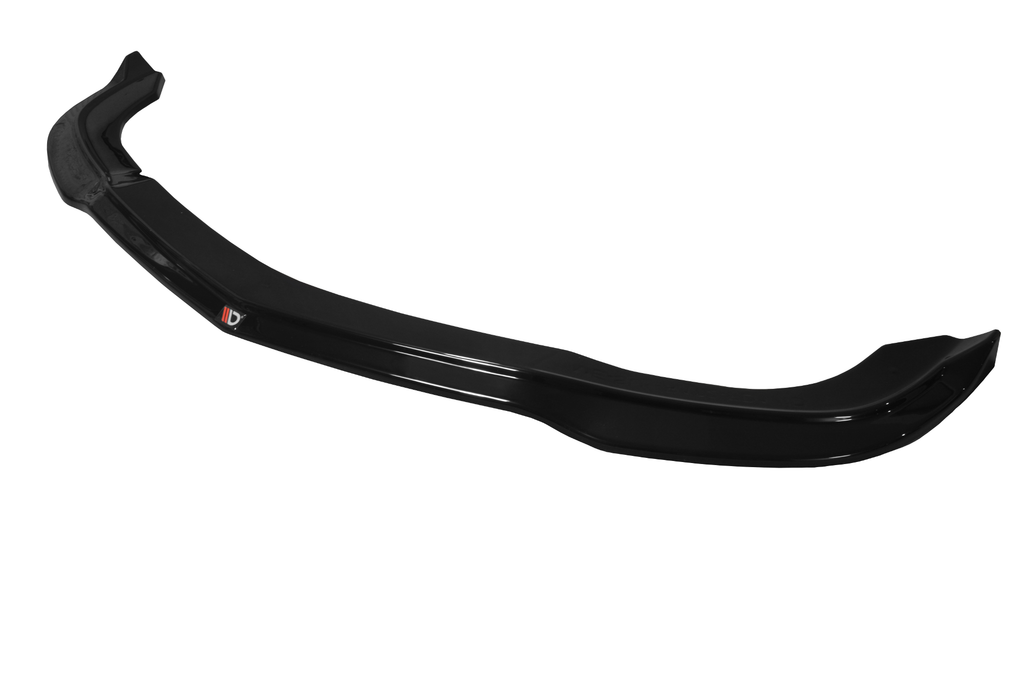 Maxton Design Street+ Spoilerlippe Front Ansatz V.1 passend für Mercedes SLK R172 schwarz Hochglanz