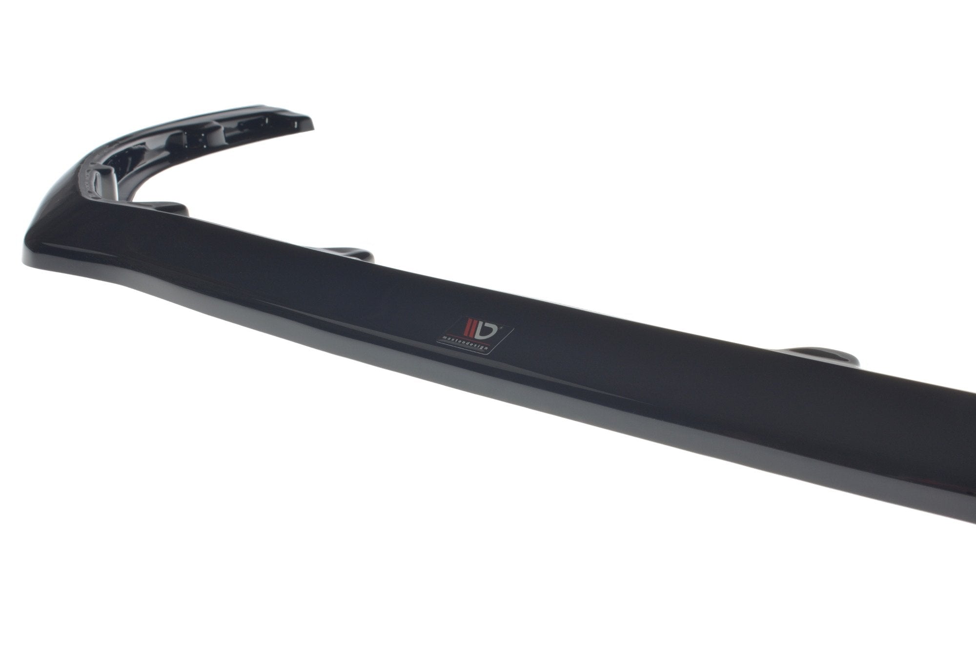 Maxton Design Street+ Spoilerlippe Front Ansatz V.2 passend für Renault Megane IV RS schwarz Hochglanz