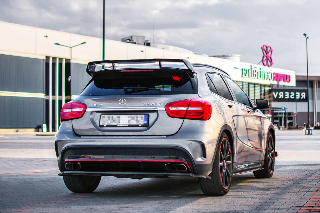 Maxton Design Heckansatz Mercedes-Benz GLA 45 AMG schwarz Hochglanz für Mercedes-Benz GLA X156