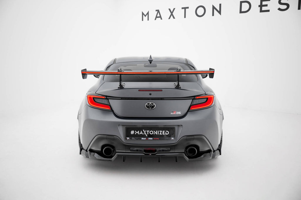 Maxton Design Carbon Spoiler With Upper Swan Mounting + LED Toyota GR86 / Subaru BRZ Mk2 für Toyota GR86 Mk1