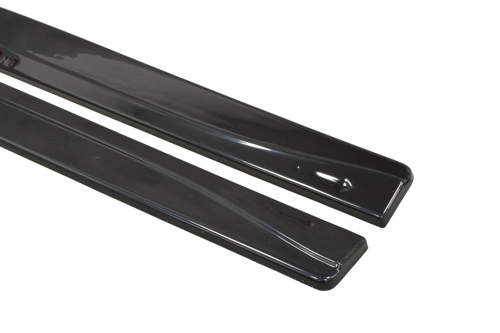 Maxton Design Street+ Seitenschweller Leisten passend für V.1 passend für BMW M4 F82 schwarz Hochglanz