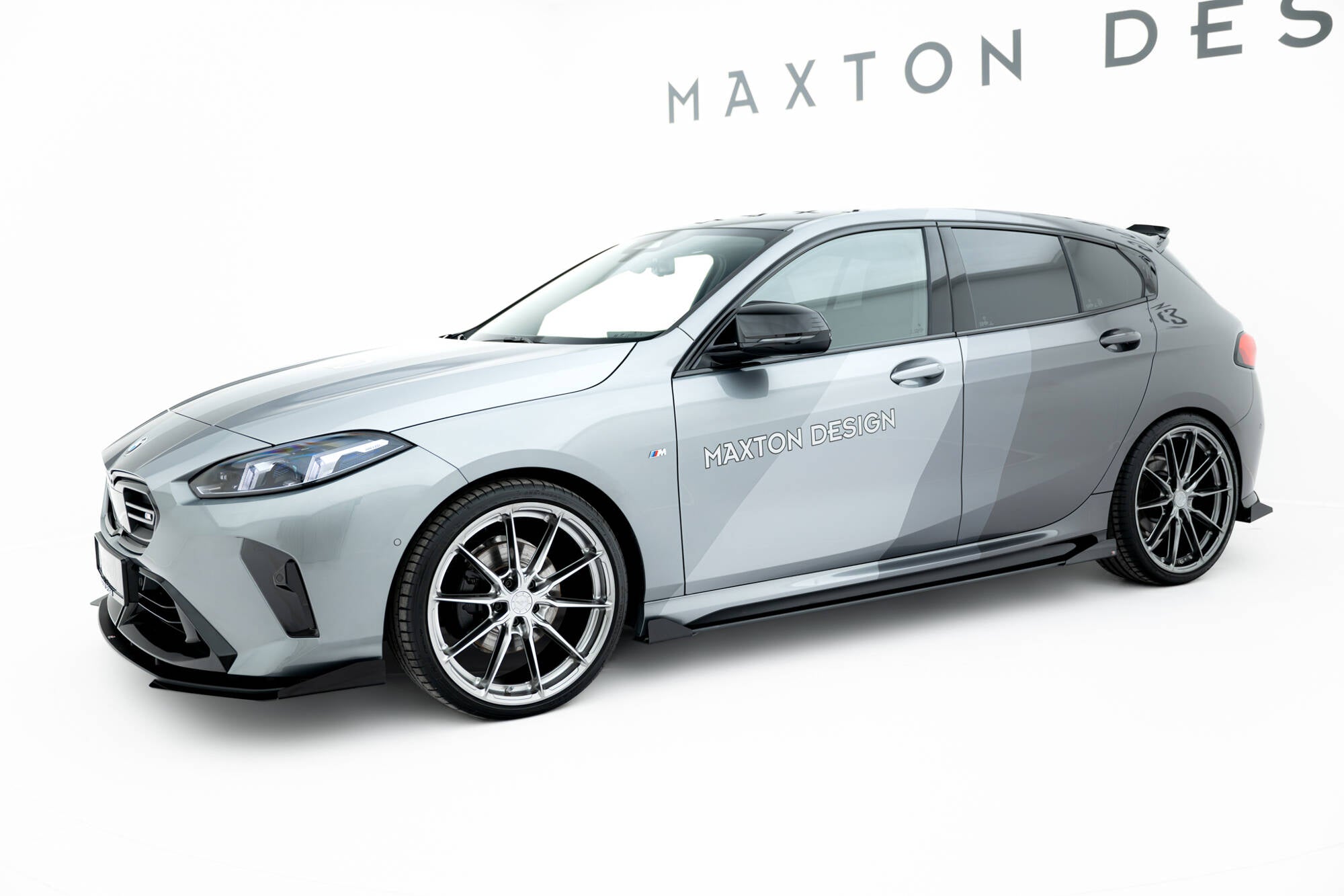 Maxton Design Seitenschweller Flaps passend für BMW 2 / M235i Gran Coupe M-Paket F74 schwarz Hochglanz