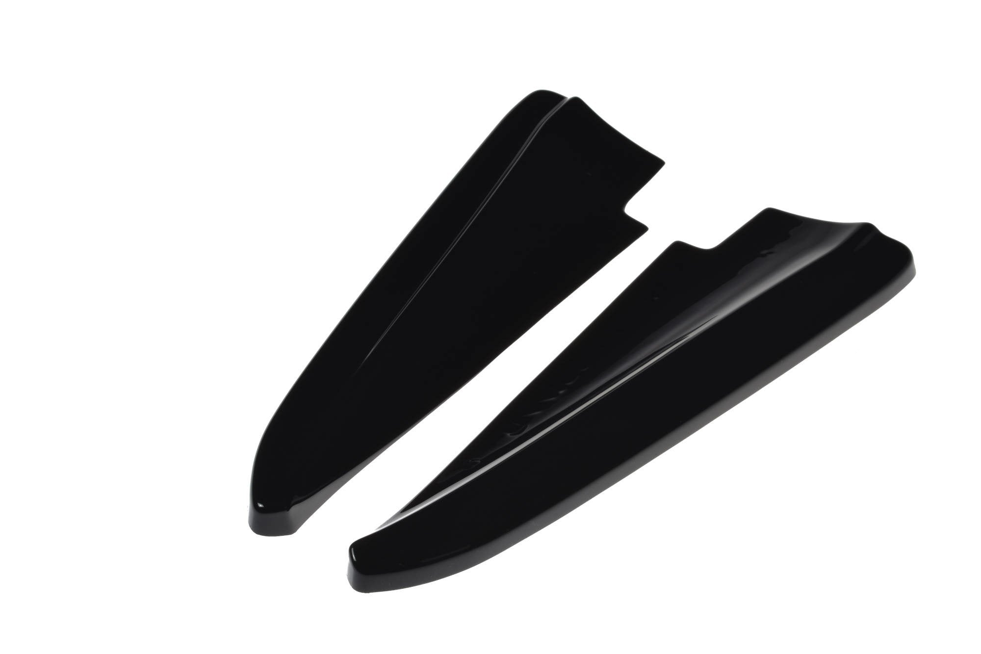 Maxton Design Heck Ansatz Flaps Diffusor für MASERATI QUATTROPORTE MK.6 vor Facelift schwarz matt