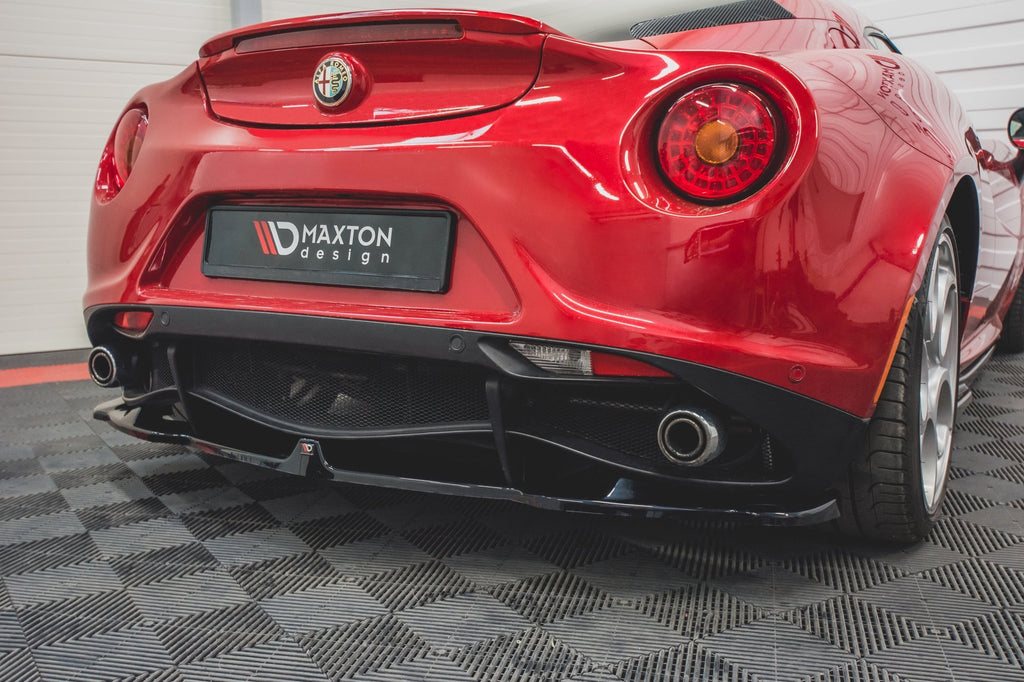 Maxton Design Heckansatz Alfa Romeo 4C schwarz Hochglanz für Alfa Romeo 4C