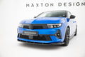 Maxton Design Street+ Spoilerlippe Front Ansatz V.2 passend für Opel Astra L (MK6) schwarz Hochglanz