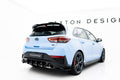 Maxton Design Spoiler CAP V.2 passend für Hyundai I30 N Hatchback Mk3 / Mk3 Facelift schwarz Hochglanz