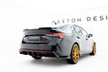 Maxton Design Diffusor Heck Ansatz passend für Skoda Octavia RS Liftback / Combi Mk4 Facelift schwarz Hochglanz