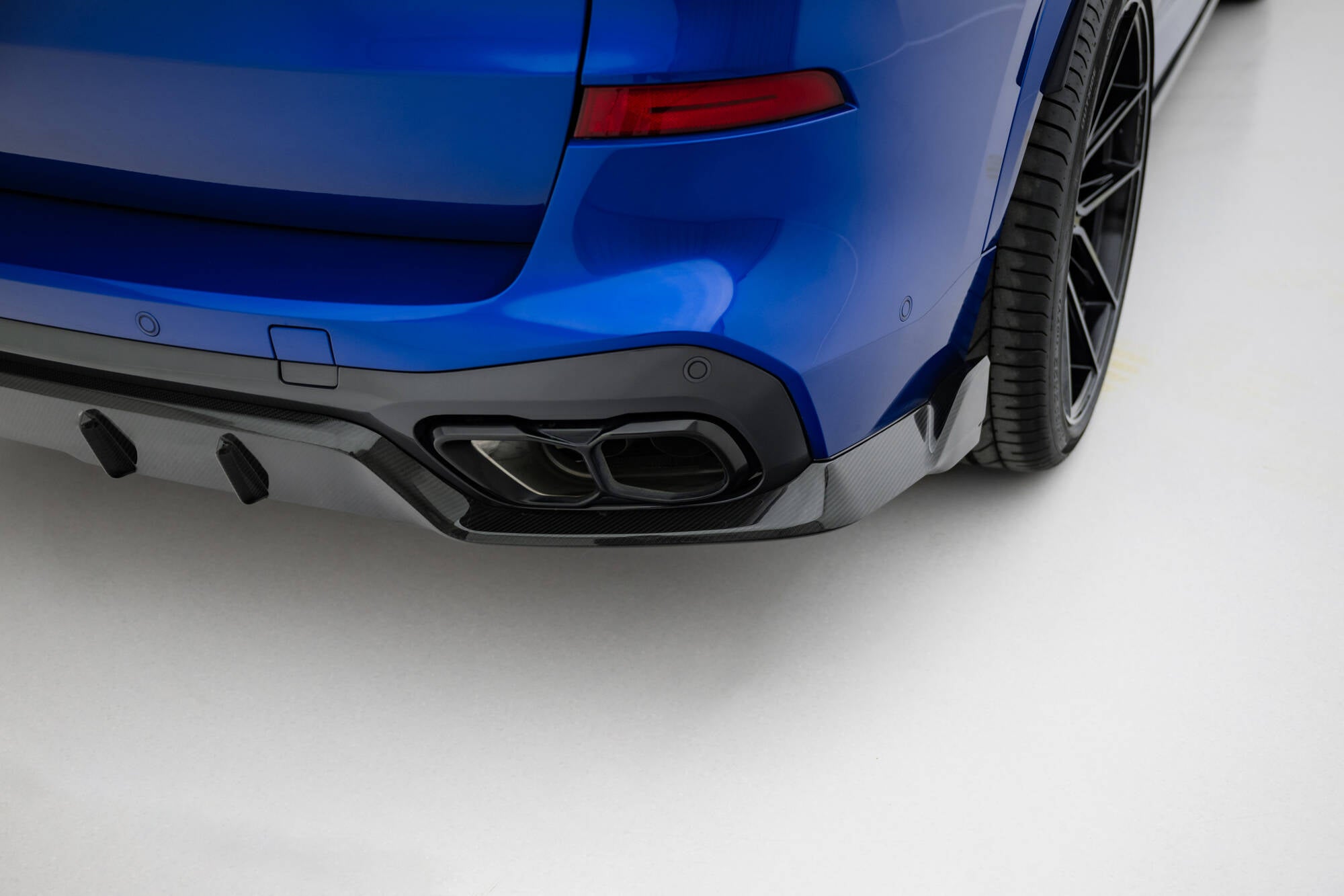 Maxton Design Prepreg Carbon Fiber Diffusor Heck Ansatz passend für BMW X5 M-Paket G05