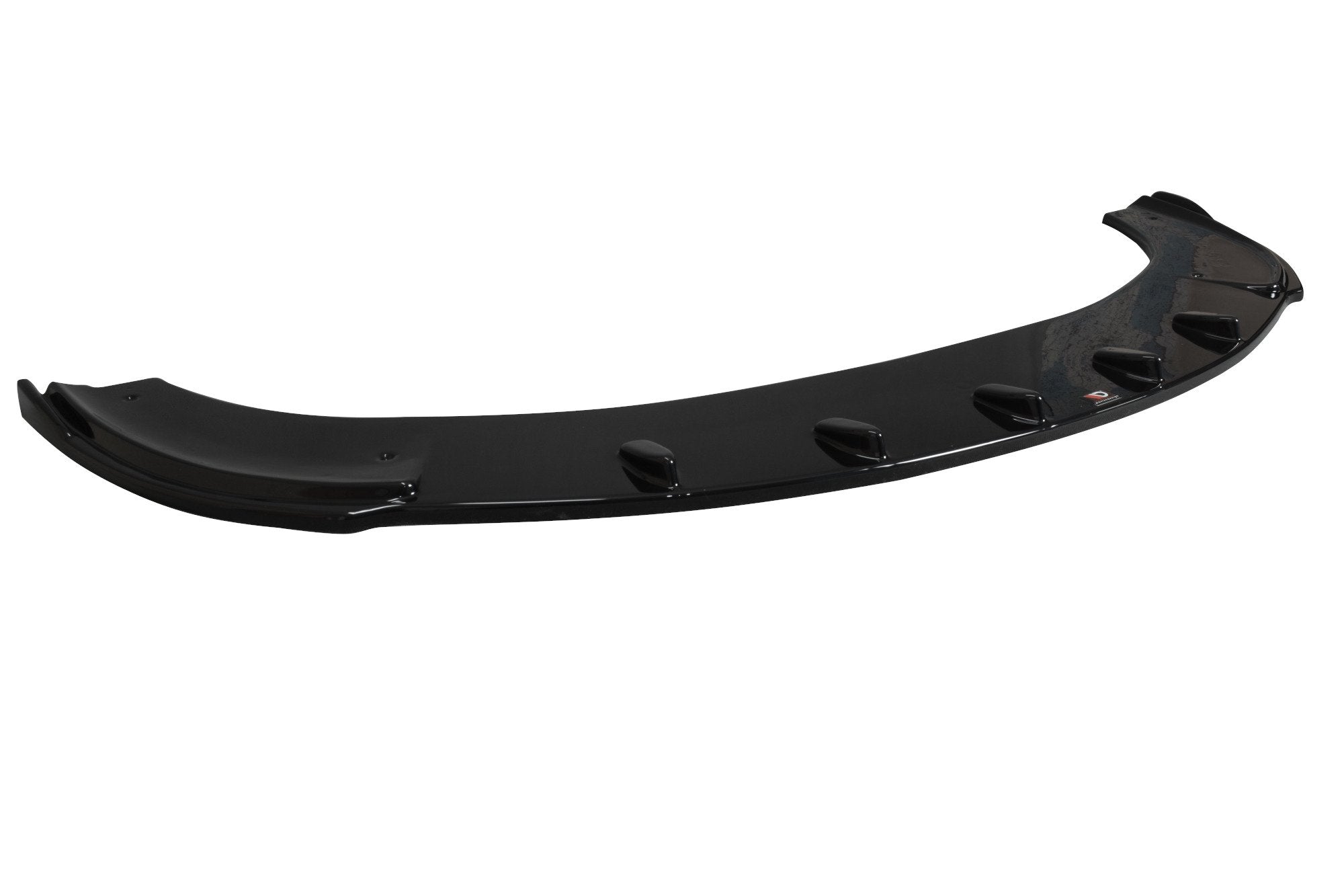Maxton Design Street+ Spoilerlippe Front Ansatz V.1 passend für Skoda Octavia RS Mk2 FL schwarz Hochglanz