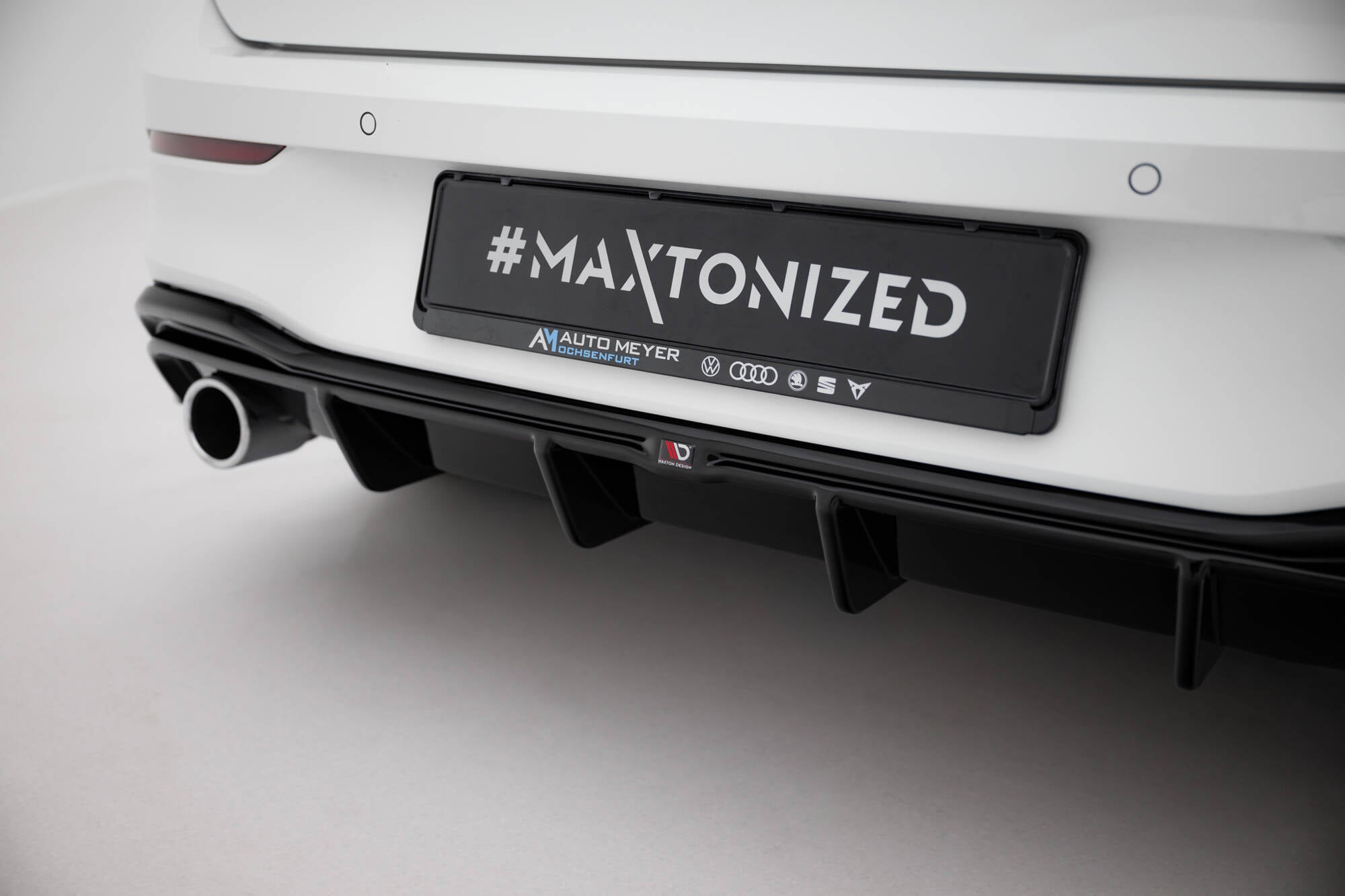 Maxton Design Diffusor Heck Ansatz V.4 passend für VW Golf GTI Mk8