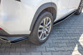 Maxton Design Heck Ansatz Flaps Diffusor passend für Lexus NX Facelift schwarz Hochglanz