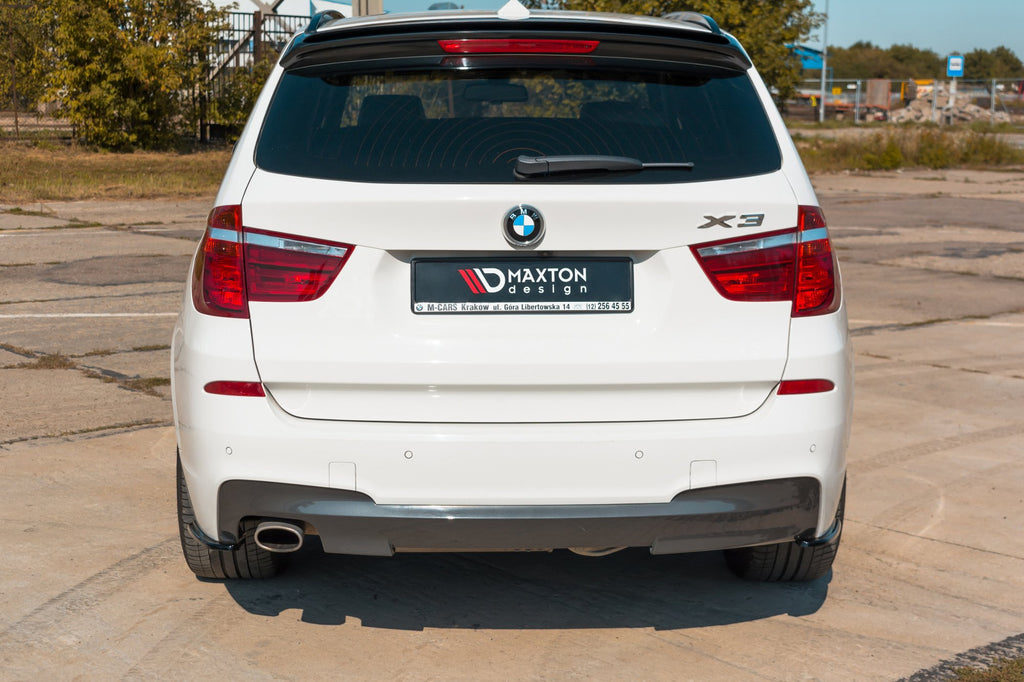 Maxton Design Heck Ansatz Flaps Diffusor für BMW X3 F25 M-Paket Facelift schwarz matt