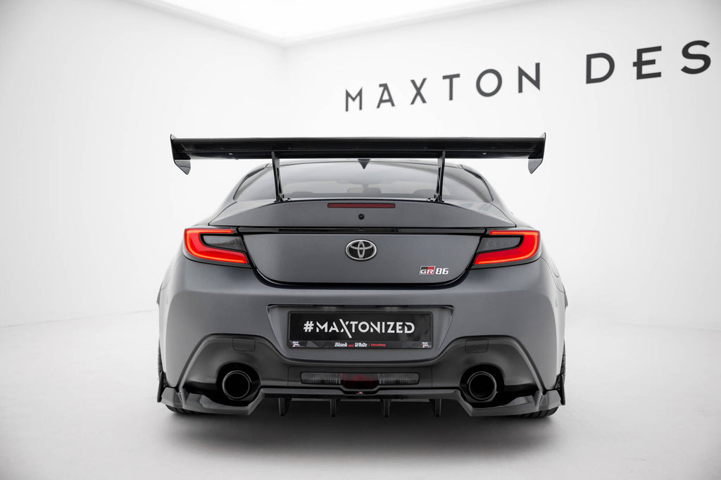 Maxton Design Carbon Spoiler With Internal Brackets Uprights Toyota GR86 / Subaru BRZ Mk2 für Toyota GR86 Mk1