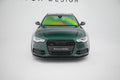 Maxton Design Street+ Spoilerlippe Front Ansatz V.1 passend für Audi S6 / A6 S-Line C7 schwarz Hochglanz