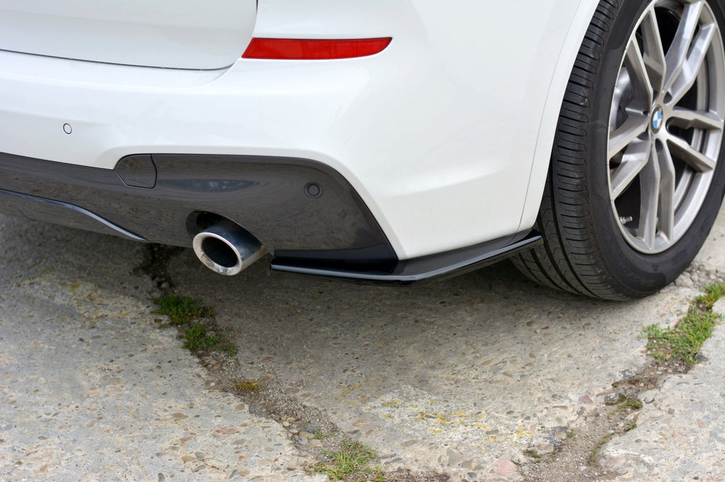 Maxton Design Heck Ansatz Flaps Diffusor für BMW X3 G01 M Paket Carbon Look