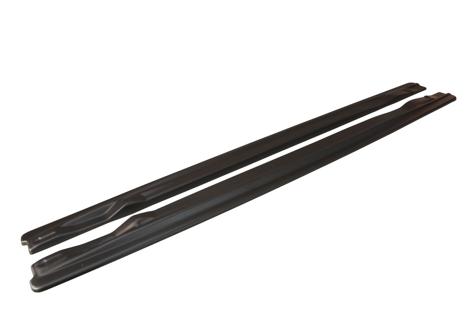 Maxton Design Street+ Seitenschweller Leisten passend für Audi A6 S-Line C6 / C6 Facelift schwarz Hochglanz