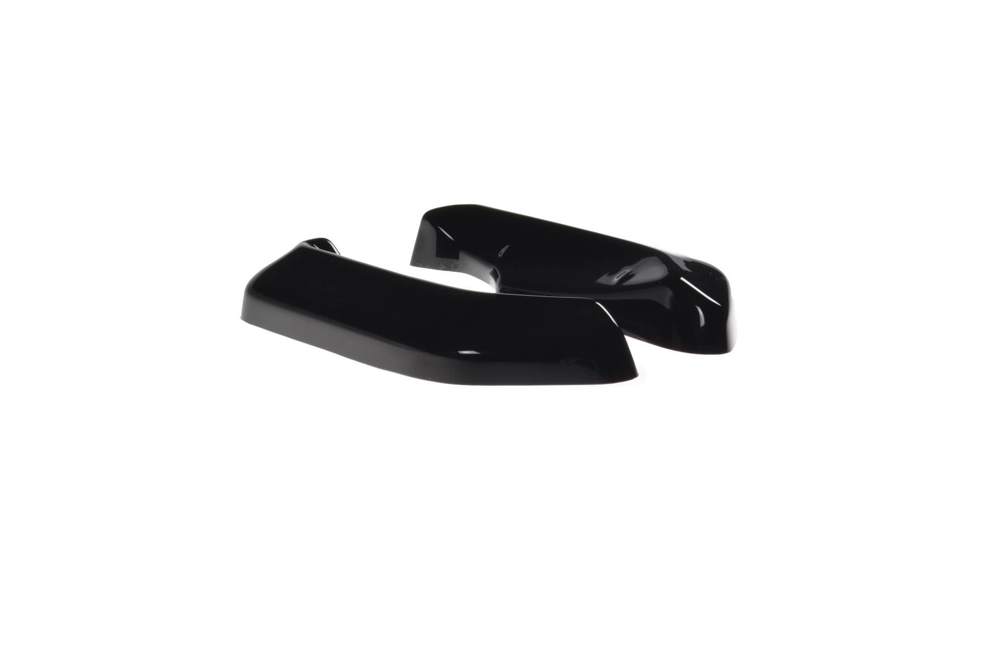 Maxton Design Heck Ansatz Flaps Diffusor passend für Fiat 500 schwarz Hochglanz