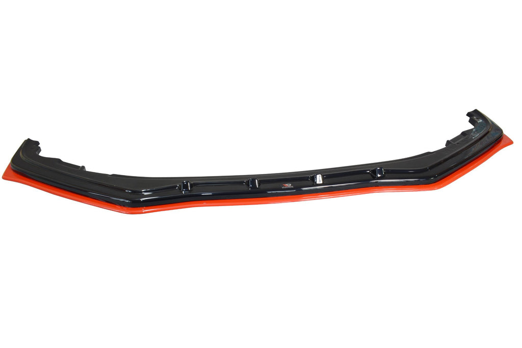 Maxton Design Street+ Spoilerlippe Front Ansatz V.4 passend für Toyota GT86 Facelift schwarz Hochglanz