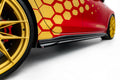 Maxton Design Street+ Seitenschweller Leisten passend für V.1 passend für VW Golf GTI Clubsport Mk8 Facelift schwarz Hochglanz