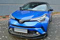 Maxton Design Street+ Spoilerlippe Front Ansatz V.1 passend für TOYOTA C-HR schwarz Hochglanz
