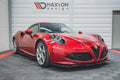 Maxton Design Street+ Spoilerlippe Front Ansatz passend für Alfa Romeo 4C schwarz Hochglanz