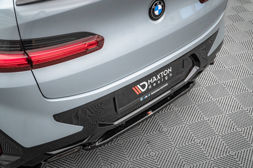 Maxton Design Heckansatz BMW X4 M-Paket G02 Facelift schwarz Hochglanz für BMW X4 G02 Facelift