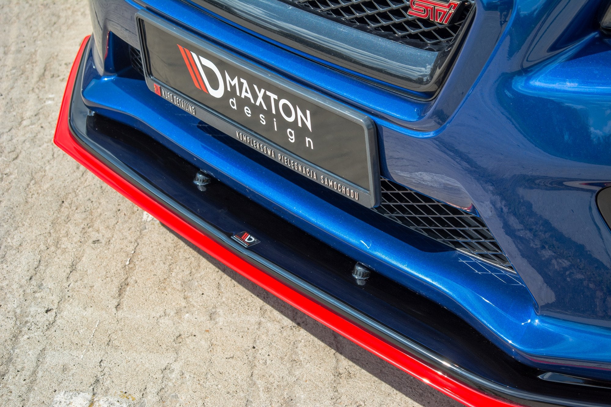 Maxton Design Street+ Spoilerlippe Front Ansatz V.4 passend für SUBARU WRX STI