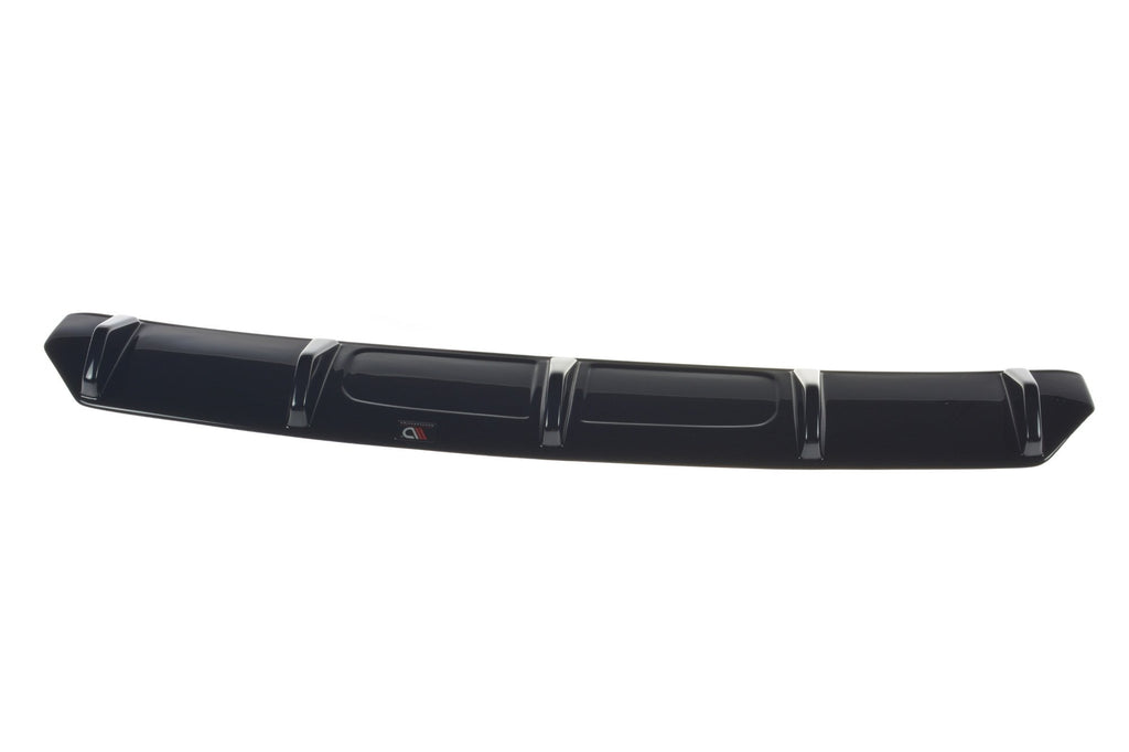 Maxton Design Diffusor Heck Ansatz passend für Audi SQ5/Q5 S-line Mk2 schwarz Hochglanz