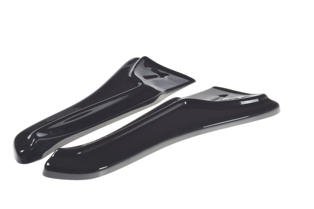 Maxton Design Heck Ansatz Flaps Diffusor V.1 für TESLA MODEL X schwarz matt