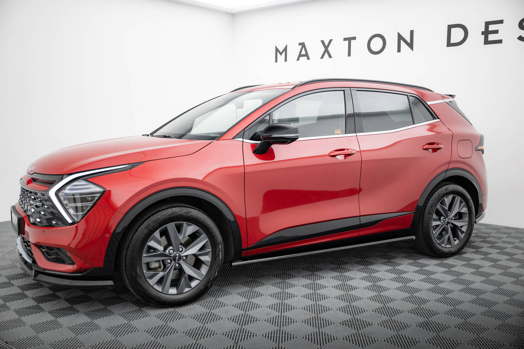 Maxton Design Street+ Seitenschweller Leisten passend für Kia Sportage GT-Line Mk5 schwarz Hochglanz