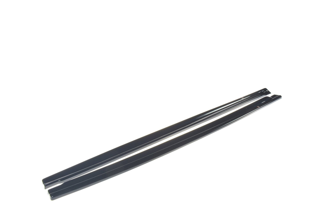 Maxton Design Seitenschweller Diffuser Skoda Scala schwarz Hochglanz für Skoda Scala Mk1 [2019 -]