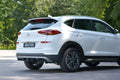Maxton Design Diffusor Heck Ansatz passend für Hyundai Tucson Mk3 Facelift schwarz Hochglanz