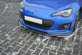 Maxton Design Street+ Spoilerlippe Front Ansatz V.3 passend für Subaru BRZ Mk1 Facelift schwarz Hochglanz