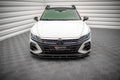 Maxton Design Street+ Spoilerlippe Front Ansatz V.1 passend für VW Arteon R Limousine / Shooting Brake Mk1 Facelift schwarz Hochglanz