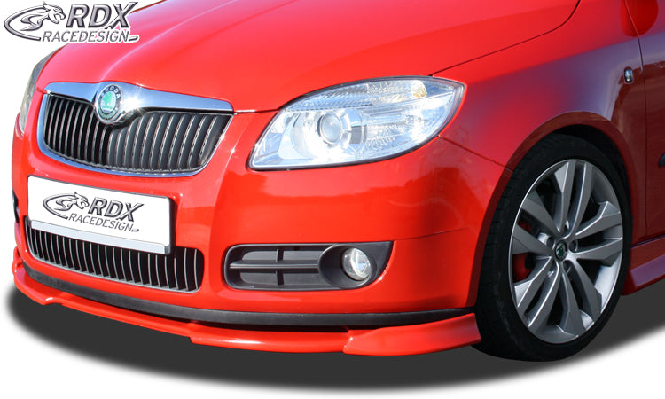 RDX Frontspoilerlippe VARIO-X für SKODA Fabia 2 Typ 5J -2010 (auch für Roomster) Frontlippe Front Ansatz Vorne Spoilerlippe