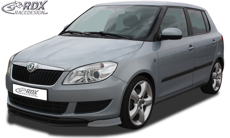 RDX Frontspoilerlippe VARIO-X für SKODA Fabia 2 Typ 5J 2010+ (auch für Roomster & Praktik) Frontlippe Front Ansatz Vorne Spoilerlippe