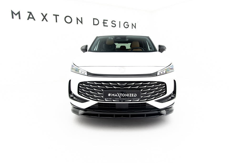 Maxton Design Street+ Spoilerlippe Front Ansatz passend für MG HS Mk2 schwarz Hochglanz