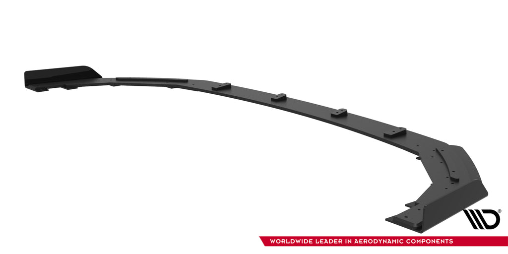 Maxton Design Street Pro Street+ Spoilerlippe Front Ansatz + Flaps passend für Toyota GR Corolla Mk12 schwarz Hochglanz