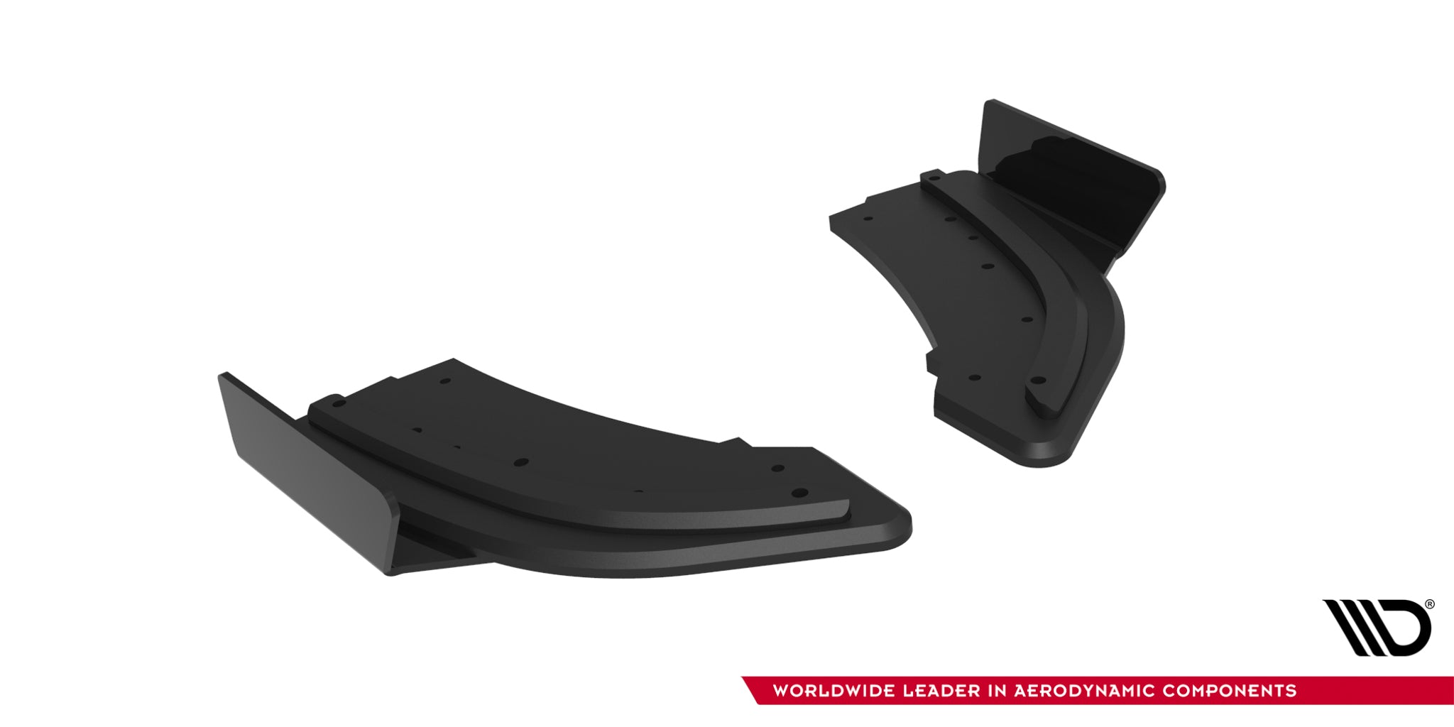 Maxton Design Street Pro Heck Ansatz Flaps Diffusor + Flaps passend für Mazda 3 MPS Mk1 EU Version schwarz Hochglanz