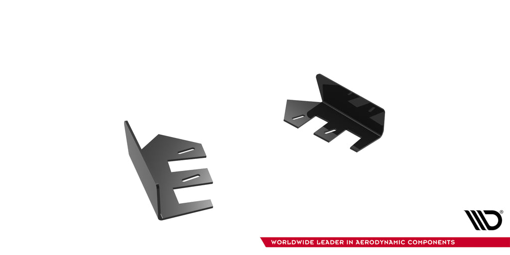 Maxton Design Hintere Seiten Flaps passend für Mazda 3 MPS Mk1 EU Version schwarz Hochglanz