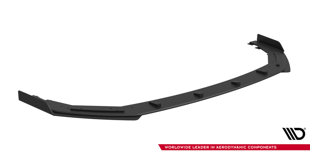 Maxton Design Street Pro Street+ Spoilerlippe Front Ansatz + Flaps passend für Toyota GR Corolla Mk12 schwarz Hochglanz