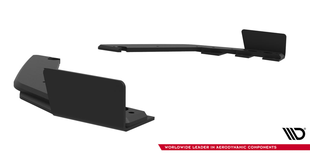 Maxton Design Street Pro Heck Ansatz Flaps Diffusor + Flaps passend für Toyota GR Corolla Mk12 schwarz Hochglanz