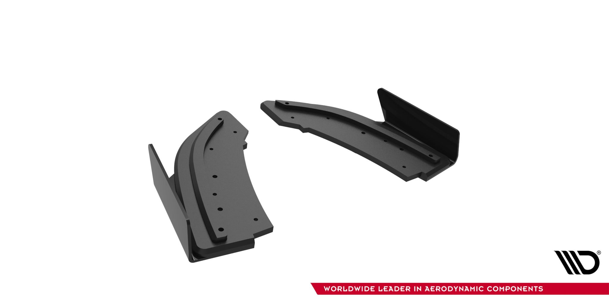 Maxton Design Street Pro Heck Ansatz Flaps Diffusor + Flaps passend für Mazda 3 MPS Mk1 EU Version schwarz Hochglanz