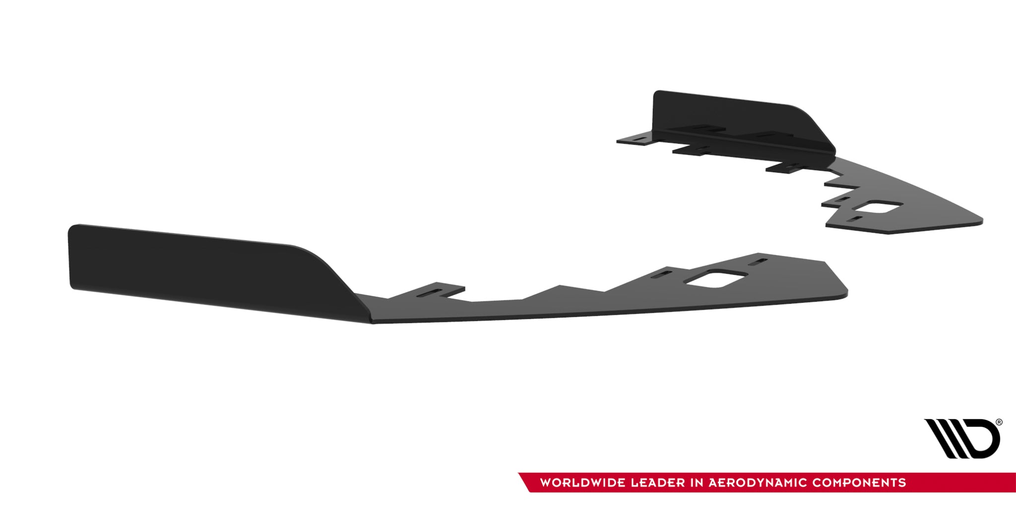 Maxton Design Front Stoßstange Flaps passend für Flaps Toyota GR Corolla Mk12 schwarz Hochglanz