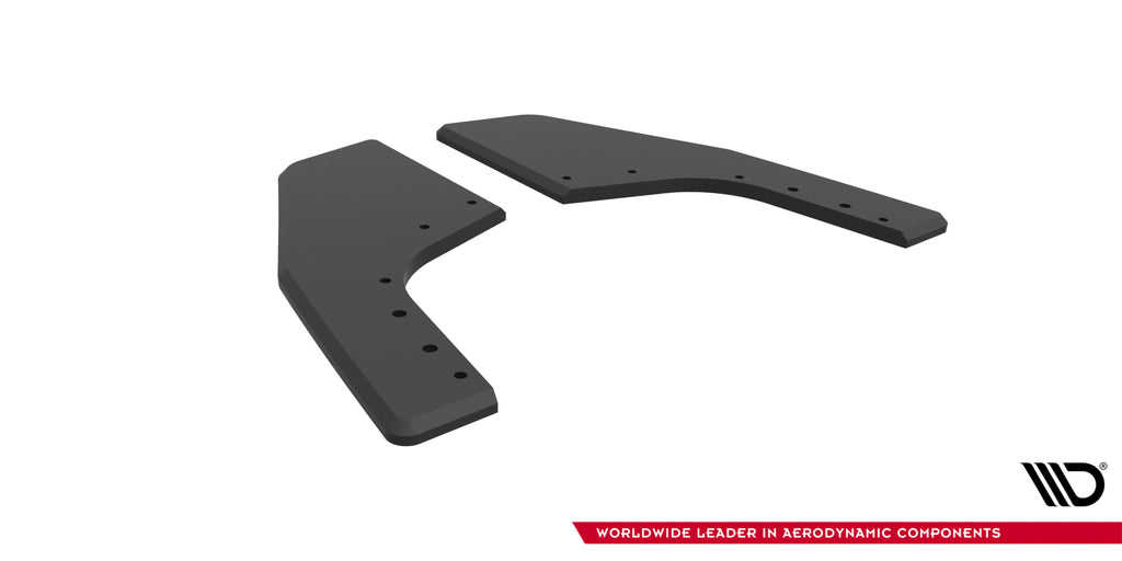 Maxton Design Street Pro Heck Ansatz Flaps Diffusor V.2 passend für VW Golf R Hatchback Mk8 / Mk8 Facelift