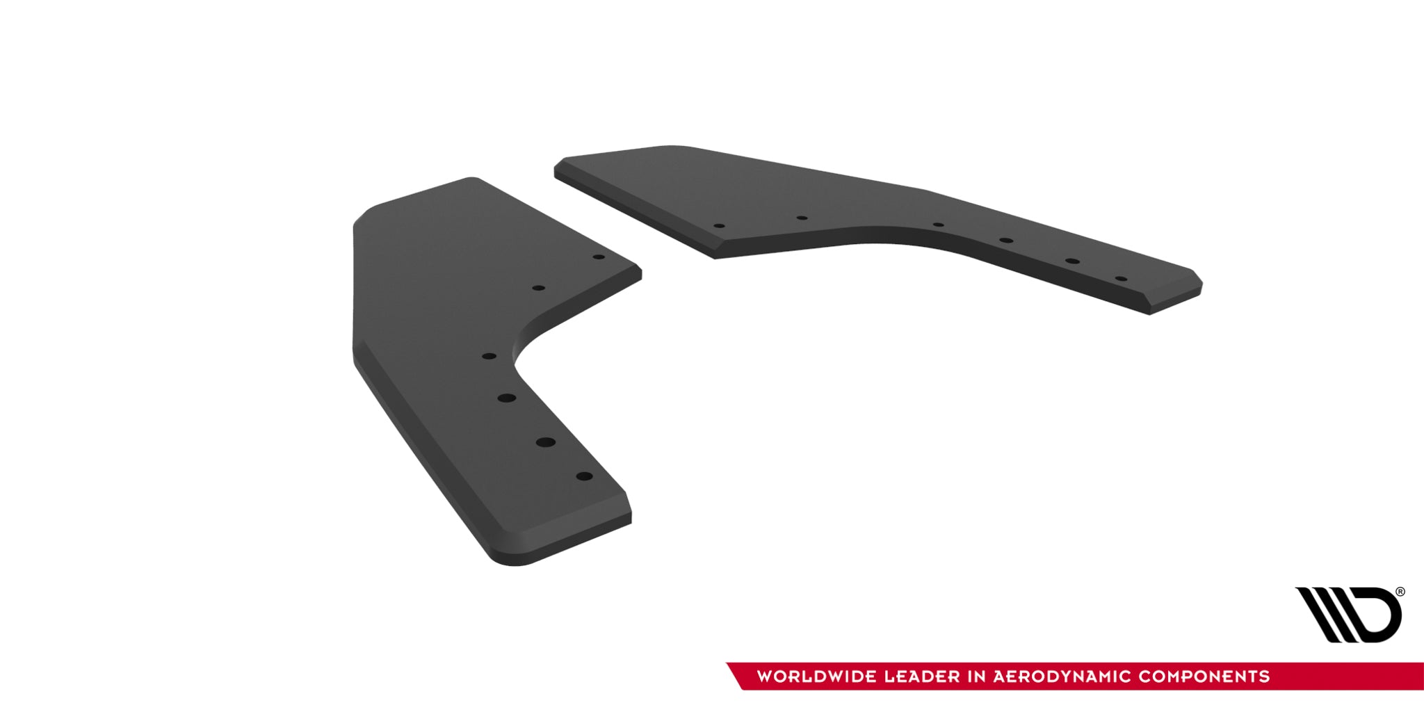 Maxton Design Street Pro Heck Ansatz Flaps Diffusor V.2 passend für VW Golf R Hatchback Mk8 / Mk8 Facelift